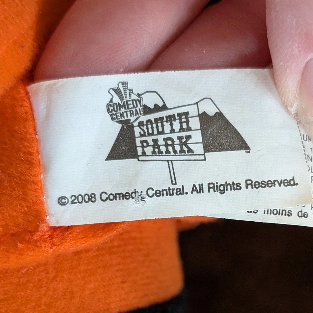 South Park Kenny McCormick Plush 2008 Comedy Central NanCO‎ Orange Parka Toy 8